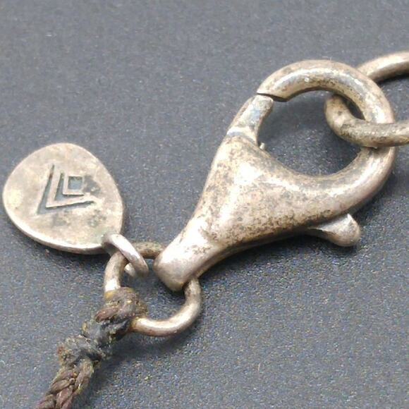 Silpada Sterling Silver Pendant Rhyannon Pearl Necklace, Silk Cord, 17 Inch - Picture 4 of 10